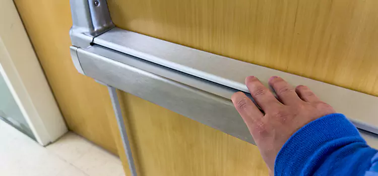 Installing a Push Bar on a Door Sparks